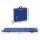 Everfit 181 x 61 x 5cm Folding Gymnastics Mat Portable 3‑Fold Tumbling Mat Blue for Home Fitness Pilates