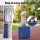 Everfit 181 x 61 x 5cm Folding Gymnastics Mat Portable 3‑Fold Tumbling Mat Blue for Home Fitness Pilates