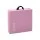 Everfit 181cm x 61cm x 5cm Folding Gymnastics Mat Portable 3-Fold Tumbling Mat Pink for Home Fitness