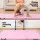 Everfit 181cm x 61cm x 5cm Folding Gymnastics Mat Portable 3-Fold Tumbling Mat Pink for Home Fitness