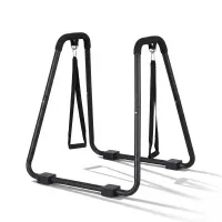 Everfit Dip Station Parallel Bars 250kg Heavy Duty Callisthenics Home Gym Stand with Hanging Rings and Training Straps