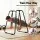 Everfit Dip Station Parallel Bars 250kg Heavy Duty Callisthenics Home Gym Stand with Hanging Rings and Training Straps