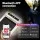Everfit Electric Walking Pad Treadmill 360mm White, Foldable Under Desk, Bluetooth, Shock Absorption, 1-10km/h