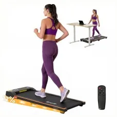 Everfit 3-in-1 Walking Pad Treadmill 12% Incline 2.0HP 110kg 38cm Belt Black Pink Silver White
