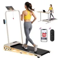 Everfit 3-in-1 Walking Pad Treadmill 2.5HP 12 Percent Incline Foldable Under-Desk App Control 90x38cm