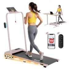 Everfit 3-in-1 Walking Pad Treadmill 12% Incline Under Desk 2.5HP 90x38cm Belt APP Control 6 Programmemes