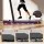 Everfit Electric Walking Pad Treadmill - Compact, Foldable, Incline, 380mm Belt, Bluetooth Control, Black, 3.0hp