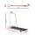 Everfit Pink Under Desk Electric Walking Pad with Incline, 380mm Wide, Bluetooth, Remote, and Built-in Speaker