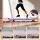 Everfit Pink Under Desk Electric Walking Pad with Incline, 380mm Wide, Bluetooth, Remote, and Built-in Speaker