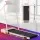 Everfit Pink Under Desk Electric Walking Pad with Incline, 380mm Wide, Bluetooth, Remote, and Built-in Speaker