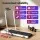 Everfit Treadmill Electric Walking Pad 400mm Wide Belt, 2-in-1 Under Desk, Foldable, Bluetooth, 110kg, White