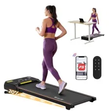 Everfit 3-in-1 Walking Pad Treadmill 40cm Belt 20% Auto Incline 3.0HP Black Pink Silver White