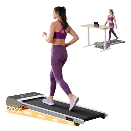 Everfit 3-in-1 Walking Pad Treadmill 20% Auto Incline Under Desk 3.0HP Shock-Absorbing 100x40cm Belt