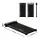 Everfit 2-in-1 Walking Pad Treadmill 2.5HP Dual-Sided Foot Massage 400mm Belt App Control Black