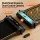Everfit 2-in-1 Walking Pad Treadmill 2.5HP Dual-Sided Foot Massage 400mm Belt App Control Black