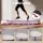 Everfit Electric Walking Pad with Incline, Under Desk Treadmill, Honeycomb Cushion, Bluetooth, 400mm Belt, Pink, 110kg