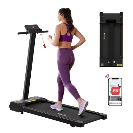 Everfit 2-in-1 Walking Pad Treadmill 40cm Belt 3.0HP Foldable with App, 12 Programs and 1-12 km/h Speed