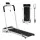 Everfit 3-in-1 Walking Pad Treadmill 20% Auto Incline 3.0HP Foldable 100x40cm Belt White Pink Black Silver