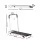 Everfit Electric Walking Pad Treadmill White, Foldable with Incline, Bluetooth, Shock Absorption, No Assembly, Home Gym