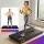 Everfit 4-in-1 Vibration Walking Pad Under Desk Treadmill with App Control Black 100x38cm Belt 120kg