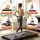 Everfit 4-in-1 Vibration Walking Pad Under Desk Treadmill with App Control Black 100x38cm Belt 120kg