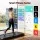 Everfit 4-in-1 Vibration Walking Pad Under Desk Treadmill with App Control Black 100x38cm Belt 120kg