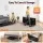 Everfit 4-in-1 Vibration Walking Pad Under Desk Treadmill with App Control Black 100x38cm Belt 120kg