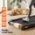 Everfit 4-in-1 Vibration Walking Pad Under Desk Treadmill with App Control Black 100x38cm Belt 120kg
