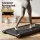 Everfit 4-in-1 Vibration Walking Pad Under Desk Treadmill with App Control Black 100x38cm Belt 120kg