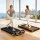 Everfit 2-Sided Walking Pad Treadmill 380mm with Foot Massage Function Black 1-6km/h Remote Control