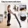Everfit 2-Sided Walking Pad Treadmill 380mm with Foot Massage Function Black 1-6km/h Remote Control