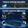 Everfit Electric Treadmill 400mm Incline Home Gym Fitness Equipment, 12 Programs, Foldable, 100kg Capacity, MP3, Black