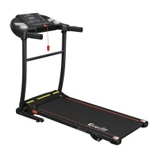 Everfit Electric Treadmill 400mm Incline Home Gym Fitness Equipment, 12 Programs, Foldable, 100kg Capacity, MP3, Black