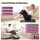 Everfit Vibration Plate Exercise Machine, 150kg Capacity, 150 Speeds, 3 Modes, Bluetooth, Black