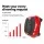 Everfit Vibration Machine Platform Red - Dual-Belt Motor, 99 Speed Levels, Resistance Bands, 180kg Capacity, 70x39x13cm