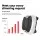 Everfit Dual-Belt Vibration Machine Platform - 99 Speed Levels, 180kg Capacity, Resistance Bands, White Fitness Trainer