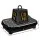 Everfit Black Vibration Machine Platform with Resistance Rope - Dual-Belt Motor, 120kg Capacity, Remote & Reflexology