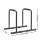 Everfit Dip Station Parallette Bars Adjustable Home Gym Workout Stand 200kg Black Non-Slip Foam Grips