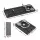 Everfit Foldable Pilates Reformer Ab Exercise Board, Black - Full-Body Workout, Non-Slip, Adjustable, Compact Design