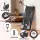 Everfit Foldable Pilates Reformer Ab Exercise Board, Black - Full-Body Workout, Non-Slip, Adjustable, Compact Design