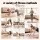 Everfit Pilates Reformer Abdominal Exercise Board Set - Pink, 106x41cm, Non-Slip, Adjustable Resistance, Portable