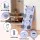 Everfit Foldable Pilates Reformer Board: Full-Body Workout, Adjustable Resistance, Non-Slip Handles, Purple, 106x41x3 cm