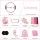 Everfit 15 in 1 Pilates Kit for Women with 34 cm Ring 25 cm Ball TPE Bands Pink or Purple Equipment Set