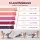Everfit 15‑Piece Pilates Ring Set for Women Home Workout Kit with Ball Bands Strap Socks Carry Bag Purple