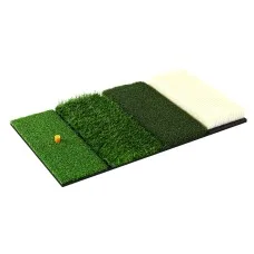 Everfit Golf Hitting Mat 4-in-1 Foldable Practice Turf with Fairway Rough Tee and Sand Trap Zones