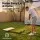 Everfit Golf Hitting Mat 4-in-1 Foldable Practice Turf with Fairway Rough Tee and Sand Trap Zones