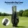 Everfit Rolling Golf Cart Bag Synthetic Microfibre Leather Spinner Wheels Telescopic Handle Cooler Pocket