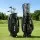 Everfit Rolling Golf Cart Bag Synthetic Microfibre Leather Spinner Wheels Telescopic Handle Cooler Pocket