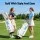 Everfit Rolling Golf Cart Bag Synthetic Microfibre Leather Spinner Wheels Telescopic Handle Insulated Cooler Pocket