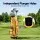 Everfit Rolling Golf Cart Bag with Spinner Wheels Telescopic Handle Cooler Pocket Synthetic Leather Yellow